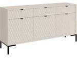 KOMMODE Montreal mit 3 T&uuml;ren und 3 Schubladen, dekorative 3D-Fronten, 150 cm,