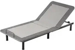 LATTENROST elektrisch verstellbar BRUNOY 80 x 200 cm Grau