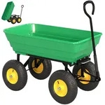GARTENWAGEN Stahl Kunststoff Dunkelgr&uuml;n
