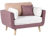 SESSEL Stoff Rosa Bolga