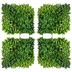 K&Uuml;NSTLICHES Pflanzenwand Hecke, PE, Gr&uuml;n