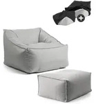 OUTDOOR SITZSACK Der Sunnyboy mit Hocker