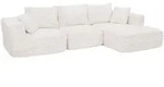 SOFA-GARNITUR Wei&szlig;
