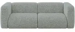 MODULARES Sofa 2-SITZER MIRA-S1 228x89x70 Gr&uuml;n cm Velours