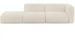 SOFA Ottomane Rechts MIRA-S3 296x89x70 Beige Cord