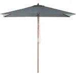 SONNENSCHIRM dunkelgrau 195/144/244 cm Flamenco