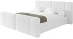 POLSTERBETT mit Bettkasten, Fu&szlig;teil und Lattenrost, Boxbett ohne Matratze -...
