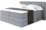 BOXSPRINGBETT mit Matratze H3/H4 - EVON KING - 160x200 cm Grau