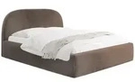 POLSTERBETT Puro mit Bettkasten, Braun Samt 180 x 200 cm &ndash; mit Metall-Lattenrost