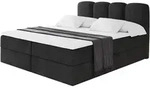 BOXBETT mit Matratze H3 - NINA - 140x200 cm - Schwarz