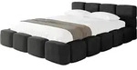 POLSTERBETT mit Bettkasten, Lattenrost mit Kopfteil, Boxbett ohne Matratze, mit