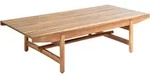 LOUNGETISCH Heller Holzfarbton Giaveno