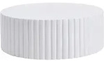 COUCHTISCH 117/117 cm Wei&szlig; Pozza