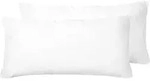 KOPFKISSEN 2er-Set Wei&szlig; 40/80 cm Errigal