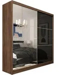 SCHWEBET&Uuml;RENSCHRANK VITALE 200/216/61 cm Modern Kleiderschrank 2-t&uuml;rig mit...
