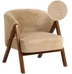 SESSEL Webpelz Beige Skei