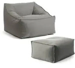 OUTDOOR SITZSACK Der Sunnyboy mit Hocker