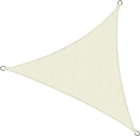 SONNENSEGEL SolVision HS9 200/200/200 cm dreieckig Creme HDPE