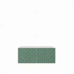 LOWBOARD ROVA 100/41/40 cm, H&auml;ngender TV-Schrank Wei&szlig; / Gr&uuml;n