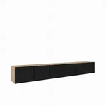 LOWBOARD CAVA 300/41/40 cm, H&auml;ngender TV-Schrank Eiche Artisan