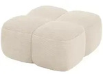 POUF Miko-Puf 90x90x45 cm Beige Cord Modular Sitzhocker