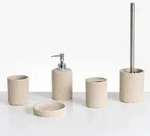 BADACCESSOIRES Set 5-teilig Hellbeige Camana