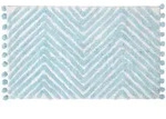 BADEMATTE 50/80 cm Chevron, Baumwolle