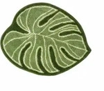 BADEMATTE Blatt 65/80 cm, 100% Baumwolle