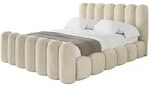 POLSTERBETT mit Bettkasten, Fu&szlig;teil und Lattenrost, Bett mit Matratze H3/H4 -...