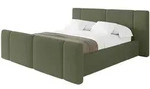 POLSTERBETT mit Bettkasten, Fu&szlig;teil und Lattenrost, Bett mit Matratze H3/H4 -...