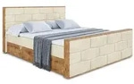 BOXBETT mit Matratze H4 und Lattenrost - LOLLI8-Z - 160x200 - Beige Monolith
