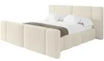 POLSTERBETT mit Bettkasten, Fu&szlig;teil und Lattenrost, Bett mit Matratze H3/H4 - NILO-Z