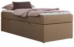 BOXBETT ZERO 90/200 - Braun Pl&uuml;sch - H4 - Topper T25
