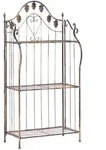 REGAL Metall 123 cm 59 cm Schwarz Visano