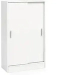 AKTENSCHRANK &ndash; Holz, Wei&szlig;, 60x107,5x28,5 cm, wasserabweisend & kratzfest, modern