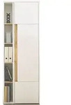 AKTENSCHRANK Set 2-teilig wei&szlig;, Eiche Wotan 70 x 200 cm,...