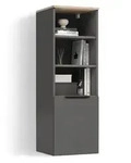 UNIVERSALSCHRANK Piave Anthrazit/Sonoma mit einer T&uuml;r