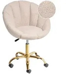 SCHREIBTISCHSTUHL Boucl&eacute; Beige Annabelle