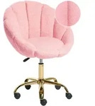 SCHREIBTISCHSTUHL Boucl&eacute; Rosa Annabelle
