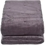 SAMT-KUSCHELDECKE 150/200 cm, Baumwolle wattiert