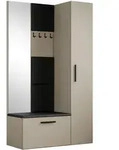 GARDEROBENSCHRANK MODULO 120,6/204/40 cm Modern Garderobe-Set Kaschmir