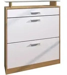 SCHUHSCHRANK Loret Wei&szlig; matt