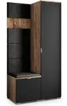 GARDEROBENSCHRANK LORI 95/181/51 cm Modern Eichefarben