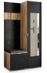 GARDEROBENSCHRANK VIRA 95/181/51 cm Modern Eiche Wotan