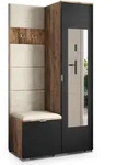 GARDEROBENSCHRANK VIRA 95/181/51 cm Modern Eichefarben