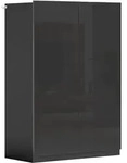 SCHUHSCHRANK Spanplatte MDF Schwarz