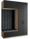 GARDEROBENSCHRANK REMA 180/240/60 cm Modern Eiche Wotan