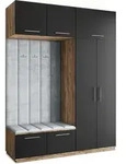 GARDEROBENSCHRANK REMA 180/240/60 cm Modern Eichefarben