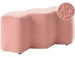 POLSTERBANK Boucl&eacute; Rosa Littleton