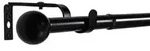 GARDINENSTANGE ausziehbar 120-210cm 1-Lauf Flexa Kugel